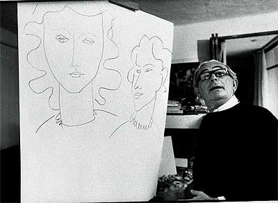 De Hory y su obra. La revista &ldquo;Time&rdquo; le retrat&oacute; as&iacute;, en 1969, en su casa de Ibiza, donde el falsificador pas&oacute; los &uacute;ltimos 16 a&ntilde;os de su vida.