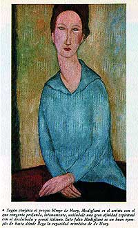 Modigliani. Era el artista con el que le un&iacute;a una mayor afinidad espiritual y art&iacute;stica. Este falso Modigliani es un buen ejemplo de la capacidad mim&eacute;tica de Elmyr de Hory.