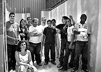 Alumnos del curso de pintoe que organiza la Fundaci�n Hercesa.
