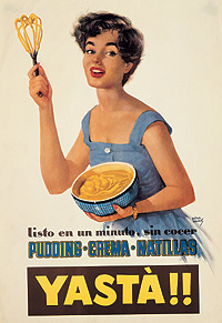 Años 50. España salía de la penuria y la cartilla de racionamiento se suprimió en 1952. Los aliados de EEUU comenzamos a imitar su estilo de vida y aparecen nuevos productos de consumo.