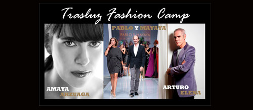 Amaya Arzuaga, Pablo y Mayaya y Arturo Elena (de izquierda a derecha), participantes en 'Trasluz Fashion Camp' Amaya Arzuaga, Pablo y Mayaya y Arturo Elena (de izquierda a derecha), participantes en 'Trasluz Fashion Camp'
