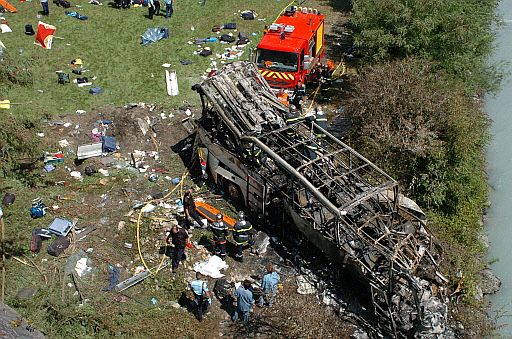 Nueva tragedia: autobús en Francia