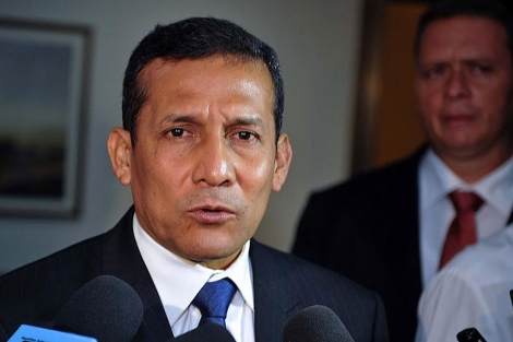 Ollanta Humala en su reciente visita a Cuba. | Reuters